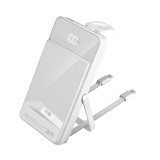 AllyDelivery 3Ux2C版本 10000mAh 行動電源(AD3U-2C) - 白色 | 內置雙Type-C尼龍編織線 | 支援Standby mode | 香港行貨