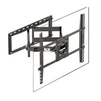 NB SP5 壁掛可伸縮旋轉電視支架 - 黑色 | 適用75-110英寸電視 | 90.9kg穩固承重 | 傾仰角可調節