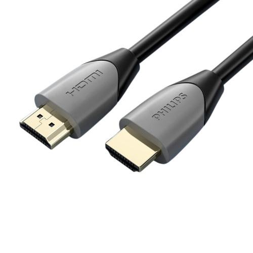 Philips 飛利浦 2.0版 4k HDMI高清線 - 1m | 支援 4K/60Hz 超高清 | 高速傳輸 18Gbps | 相容電視 / 投影儀 / 遊戲機