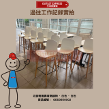 北歐輕奢靠背高腳椅 - 白色 | 簡約設計 | 75cm舒適靠背 | 穩固高腳 | 承重強 | 易於清潔