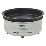 Imarflex 伊瑪牌 IMC-40K『鮮料理』4公升蒸煮火鍋 | 無段式推杆調節火力 | 高深蒸煮主鍋 | 香港行貨