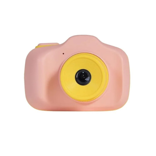 VisionKids HappiCAMU V 入門級多功能兒童相機 - 粉色 | 4倍變焦 + 連拍/定時拍攝 | 4種濾鏡+21款可愛框架 | 香港行貨