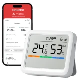 SwitchBot Meter Pro 溫濕度計 - 白色 | 4秒數據刷新率 | 支援三重報警系統 | 本地 68 天數據存儲 | 香港行貨
