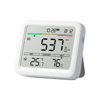 SwitchBot Meter Pro CO₂ 感測智能温濕度計 - 白色 | 多維資料即時顯示 | NDIR高精準度 CO₂感測 | 12 小時天氣預報 | 香港行貨