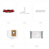 SwitchBot K10+ 掃拖機器人吸塵機更換套件 | 全套維護配件 | 包含所有必要的耗材 | 專為K系列設計 | 香港行貨