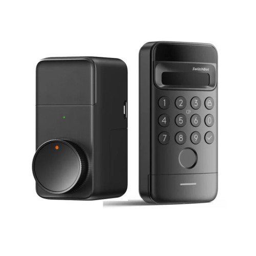SwitchBot Smart Lock Pro Combo 套裝5 (Lock Pro + Keypad Vision) | 上鎖/解鎖通知 | 採用最新3D人臉辨識技術 | 香港行貨