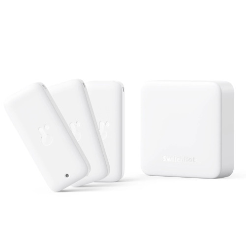 SwitchBot WiFi 溫濕度計三件組 | IP65防塵防水 | 對溫度和濕度更敏感 | 相容於Alexa | 附智能警報 | 香港行貨