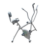 Fitty X-Cross 健身單車 - 白色 | 一機兩用：橢圓機+動感單車 | 磁控靜音系統 | 8段阻力可調 | 折疊收納設計 | 香港行貨