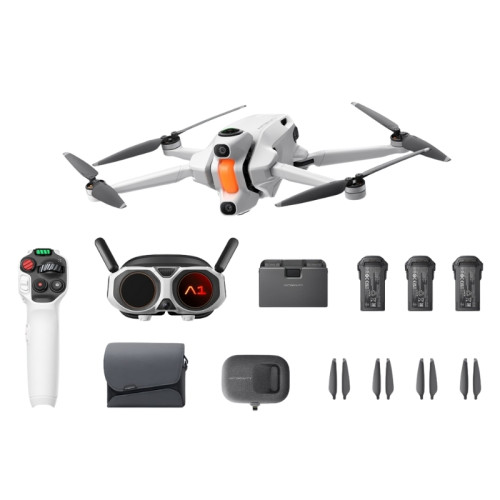 Insta360 Antigravity A1 8K 360 Drone 全景航拍機 - 探索者套裝 | 世界首個8K全景無人機 | 360° 即時視野 + 頭部追蹤 | 香港行貨