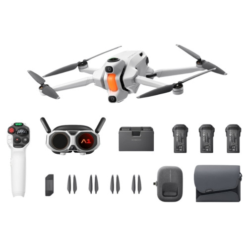 Insta360 Antigravity A1 8K 360 Drone 全景航拍機 - 無限套裝 | 世界首個8K全景無人機 | 360° 即時視野 + 頭部追蹤 | 香港行貨