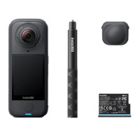 Insta360 X4 Air 入門套裝 Starter Bundle - 黑色 | FlowState 防手震科技 | 隱形自拍棒效果 | 8K全景 | 360° 水平校準 | 香港行貨