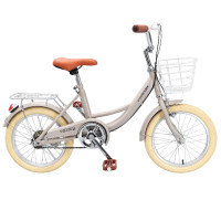 PIGEON 飛鴿牌 兒童輕便單速單車(22吋) - 米白色 | 高碳鋼車架 | 安全雙剎車 | 鋁合金輻條輪