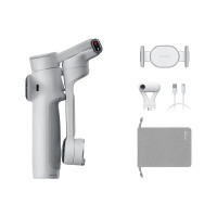 Insta360 Flow 2 Pro 手機穩定雲臺 - AI追蹤模組套裝-灰色 | Apple DockKit技術 | 360°無限制平移追蹤 | 深度追蹤4.0 | 香港行貨