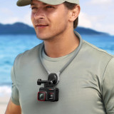 Insta360 頸掛支架 | 解放雙手第一人稱視角 | 一鍵式鎖定快速拆裝 | 360°可調底座橫豎拍切換 | 親膚矽膠氣墊 | 香港行貨