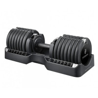 ByZoom Pure Series 75LB 可調式啞鈴(1個) - 黑色 | 21段重量秒速調節 | 超防滑金屬咬花手柄 | 專用收納底座 | 香港行貨