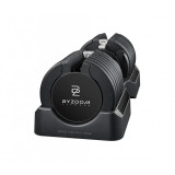 ByZoom Pure Series 75LB 可調式啞鈴(1個) - 黑色 | 21段重量秒速調節 | 超防滑金屬咬花手柄 | 專用收納底座 | 香港行貨