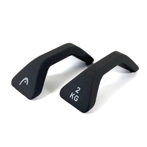 Head 掌上壓啞鈴手握把(2KG x 2) - 黑色 | 減輕手腕壓力提升訓練強度 | 結合伏地挺身與啞鈴訓練 | 香港行貨