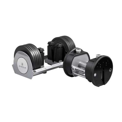 ByZoom Power Series 100LB 抗摔可調式啞鈴(1個) | 18段重量精準切換 | All-Level Flat扁平槓片技術 | 香港行貨