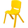加厚PP學生椅-黃色(35cm坐高) | 三角結構 | 貼合身體 | 高強度防滑