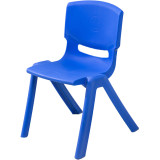 加厚PP學生椅-藍色(35cm坐高) | 三角結構 | 貼合身體 | 高強度防滑