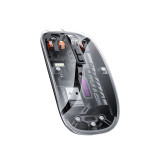 yesido無線藍牙透明滑鼠-黑色 | 靜音設計 | 人體工學設計 | type-c充電