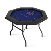 SUS-4848 可摺疊8腳型德州撲克桌 | 8人位 | 結實耐用 | 輕鬆收納 | 節省空間