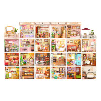 Rolife 若來 超級世界DIY立體拼圖-超級全家福 | 簡單易拼 | 細節可玩 | 自由組合