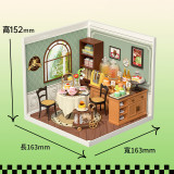 Rolife 若來 超級世界DIY立體拼圖-午後甜茶-下午茶 | 簡單易拼 | 細節可玩 | 自由組合