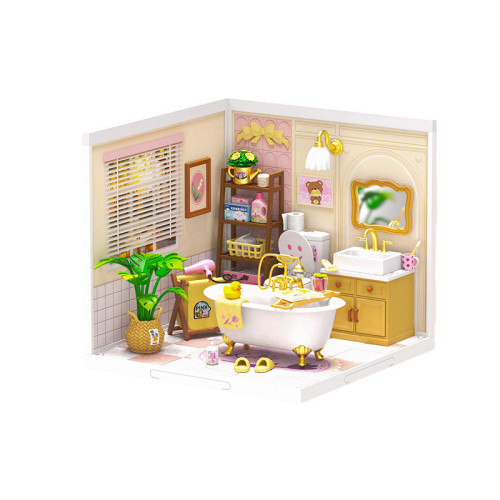 Rolife 若來 超級世界DIY立體拼圖-泡泡時間-浴室 | 簡單易拼 | 細節可玩 | 自由組合