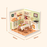 Rolife 若來 超級世界DIY立體拼圖-暖笠笠小聚-飯廳| 簡單易拼 | 細節可玩 | 自由組合