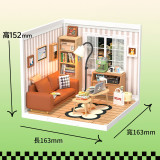 Rolife 若來 超級世界DIY立體拼圖-宅家生活-客廳 | 簡單易拼 | 細節可玩 | 自由組合