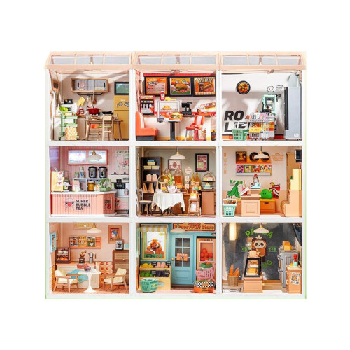 Rolife 若來 超級世界DIY立體拼圖-九宮格 | 簡單易拼 | 細節可玩 | 自由組合