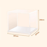 Rolife若來 亞克力展示盒 - DF03L | 內部空間尺寸270*220*225cm | 適配部分DG系列小屋