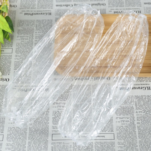 一次性袖套-白色透明 | 防水、防油、防塵 | 醫院、餐飲、家居等清潔適用