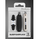 Jmakara 優隆降噪耳塞-黑色 | 防水防噪音 | 硅膠睡眠耳塞