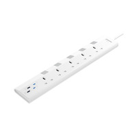 SUNSHINE PD20W 快充拖板 2C2A 五位 13A獨立提示燈開關拖板+USB充電位 (連3米線) (ESUF-5) | 香港行貨