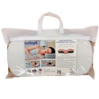 Aidapt 愛意達 人體工學流線減痛護頸枕（白色）MSVM9224 | 有頭部支撐 | 頸部疼痛緩解 | 超舒適記憶海綿 | 香港行貨