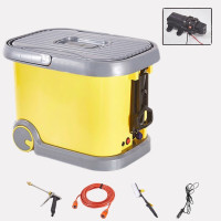 36L一體式便攜洗車器 - 單泵 | 純銅泵電機強勁增壓 | 多種充電方式戶外無憂 | 防爆軟管可鎖水槍