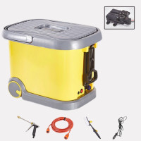 36L一體式便攜洗車器 - 雙泵 | 純銅泵電機強勁增壓 | 多種充電方式戶外無憂 | 防爆軟管可鎖水槍