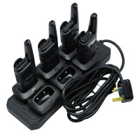 Motorola T38 單槽式6位充電座 | LED充電指示燈 | 智能識別鋰電池 | 適用於T38系列對講機 | 香港行貨