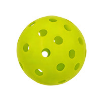 Pickleball 74mm超硬TPE室內外匹克球(一對裝) - 40孔綠色 | 洞口L角光滑不傷手 | 彈力十足飛行穩定
