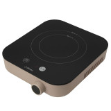 Dretec DI-231 IH Piccolist 電磁爐 - 米色 | 輕巧迷你機身 | 耐熱玻璃面板 | 6段火力調控 | 露營戶外烹飪 | 香港行貨