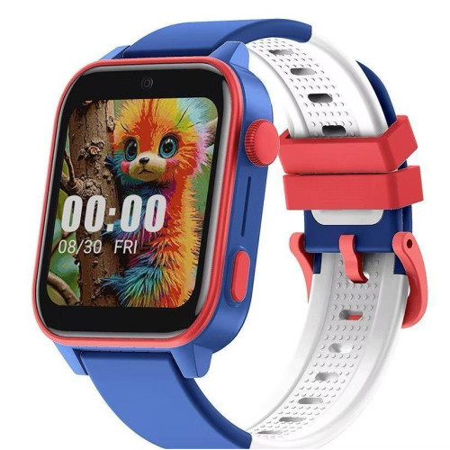 VisionKids HappiTime PLUS 兒童智能手錶 - 藍色 | GPS+WiFi+LBS 即時定位 | 上課停用模式 | 計步器與喝水提醒 | 香港行貨