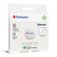Verbatim My Finder Coin 失物追蹤器(單個裝) - 白色 | Apple Find My | 內置蜂鳴器 | 遺失模式 | 香港行貨 Verbatim My Finder Coin 失物追蹤器(單個裝) - 白色 | Apple Find My | 內置蜂鳴器 | 遺失模式 | 香港行貨