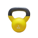 浸塑健身壺鈴-6kg 黃色 | 全身塑形利器 | 牢固實用 | 優良材質