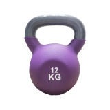 浸塑健身壺鈴-12kg 紫色 | 全身塑形利器 | 牢固實用 | 優良材質