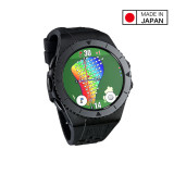 Shot Navi Exceeds 高爾夫 GPS 定位手錶 (日本製造)-黑色 | 手機應用程式連接 | 支援全球122個國家 | 超過59000個球場 | 香港行貨