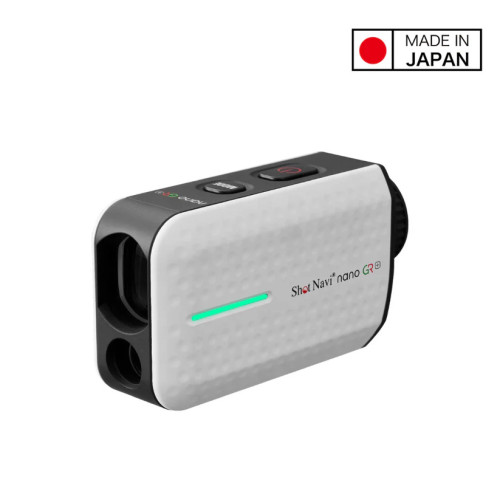 Shot Navi nano GR+ 高爾夫雷射測距儀 (日本製造)-白色 | 清晰顯示遠方目標 | 體積小巧輕便 | 香港行貨