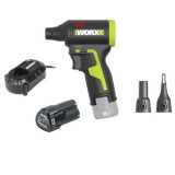 WORX威克士 WU094 12V吹塵槍套裝(2.0AH電x1, 1.5充電器）| 吹吸兩用 |清潔死角 | 強勁風力 | 香港行貨