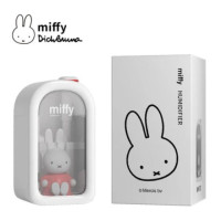 Miffy 380ML煙囪小屋加濕器 - 白粉色 | 可拆卸式Miffy公仔擺飾 | 仿真煙囪出霧設計 | 獨立小夜燈功能 | 香港行貨